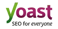 A green, pink, and black logo with a white background.